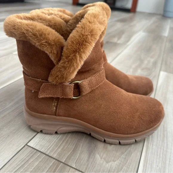 Skechers Slip-Ins Easy Going Dreamers Move Boots Women’s 8 Chestnut Relaxed Fit - Picture 1 of 15